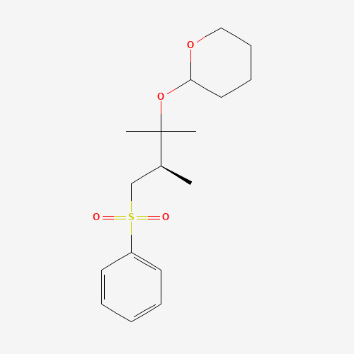 Tetrahydro-2-[(2R)-1,1,2-trimethyl-3-(phenylsulfonyl)propoxy]-2H-pyran-d6 (CAS: 93748-47-1) - Related Chemical Product