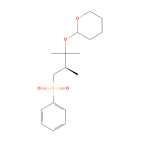 Tetrahydro-2-[(2R)-1,1,2-trimethyl-3-(phenylsulfonyl)propoxy]-2H-pyran-d6 (CAS: 93748-47-1) - Related Chemical Product