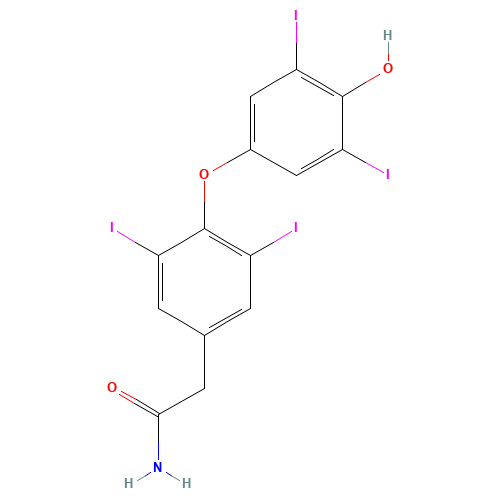 3,5,3',5'-Tetraiodo Thyroacetamide (CAS: 176258-88-1) - Related Chemical Product