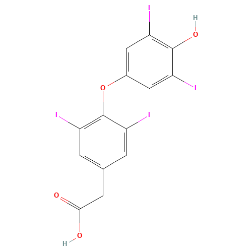 3,5,3',5'-Tetraiodo Thyroacetic Acid (CAS: 67-30-1) - Related Chemical Product