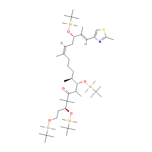 (3S,6R,7S,8S,12Z,15S,16E)-1,3,7,15-Tetrakis-{[tert-butyl(dimethyl)silyl]oxy}-4,4,6,8,12,16-hexamethyl-17-(2-methyl-1,3-thiazol-4-yl)heptadeca-12,16-dien-5-one (CAS: 193146-51-9) - Related Chemical Product