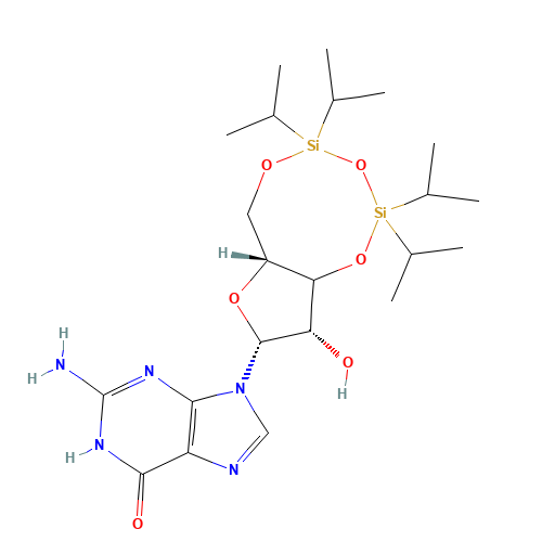 3',5'-O-[Tetrakis(1-methylethyl)-1,3-disiloxanediyl]guanosine (CAS: 88183-82-8) - Related Chemical Product