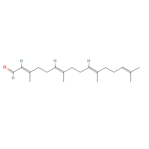 (2E,6E,10E)-3,7,11,15-Tetramethyl-2,6,10,14-hexadecatetraenal (CAS: 13920-12-2) - Related Chemical Product