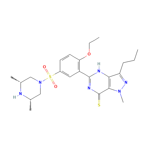 Thioaildenafil (CAS: 856190-47-1) - Related Chemical Product