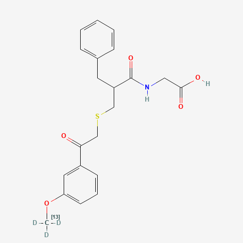 Thiorphan Methoxyacetophenone-13C,d3 Derivative (CAS: 1329837-24-2) - Related Chemical Product