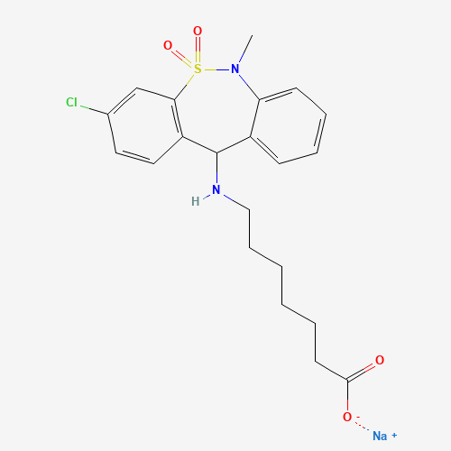 (+)-Tianeptine Monosodium Salt (CAS: 169293-32-7) - Related Chemical Product