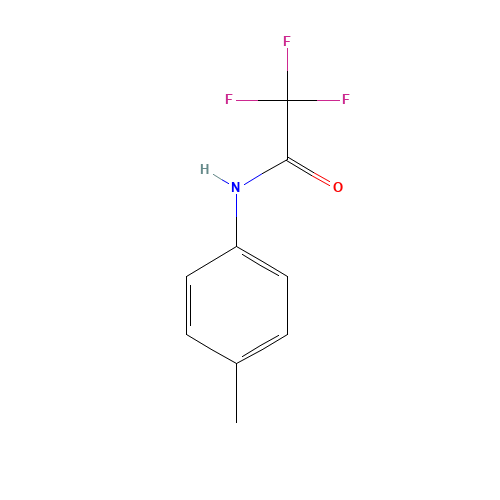 p-Toluidine Trifluoroacetamide (CAS: 350-96-9) - Chemical Structure and Molecular Formula 