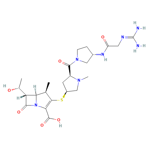 Tomopenem (CAS: 222400-20-6) - Chemical Structure and Molecular Formula 