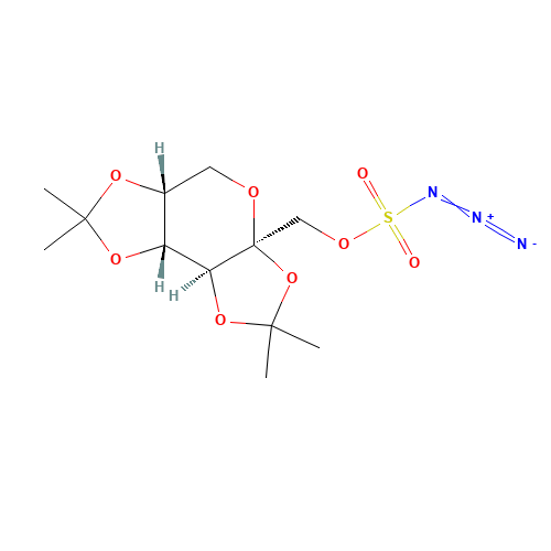 Topiramate Azidosulfate (CAS: 106881-35-0) - Chemical Structure and Molecular Formula 