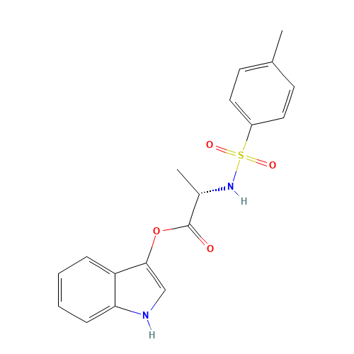 N-Tosyl-L-alanyloxyindole (CAS: 75062-54-3) - Related Chemical Product