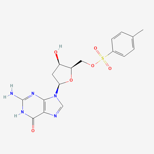 5'-Tosyl-2'-deoxy Guanosine (CAS: 109954-64-5) - Chemical Structure and Molecular Formula 