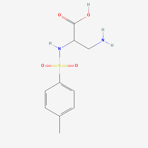 Na-Tosyl-L-a,b-diaminopropionic Acid (CAS: 21753-19-5) - Chemical Structure and Molecular Formula 