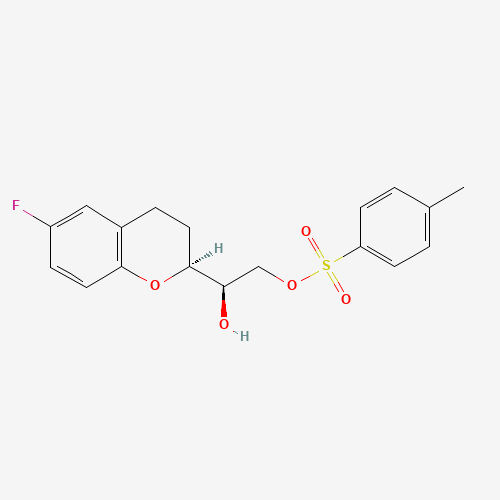 (1'R,2S)-2-(2'-Tosyl-1',2'-dihydroxyethyl)-6-fluorochromane (CAS: 303176-40-1) - Related Chemical Product