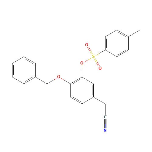 3-Tosyloxy-4-benzyloxybenzyl Cyanide (CAS: 65615-26-1) - Related Chemical Product