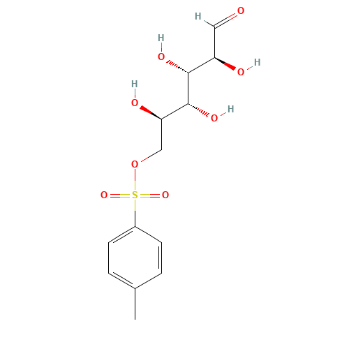 6-O-Tosyl-D-mannose (CAS: 105265-64-3) - Chemical Structure and Molecular Formula 