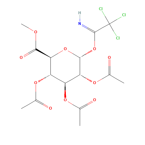 2,3,4-Tri-O-acetyl-a-D-glucuronic Acid Methyl Ester, Trichloroacetimidate (CAS: 92420-89-8) - Related Chemical Product