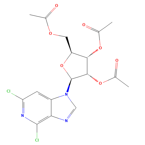1-(2,3,5-Tri-O-acetyl-b-D-ribofuranosyl)-4,6-dichloroimidazo[4,5-c]pyridine (CAS: 63423-94-9) - Related Chemical Product
