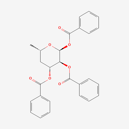 1,2,3-Tri-O-benzoyl-4-deoxy-a-L-fucopyranose (CAS: 132867-80-2) - Related Chemical Product