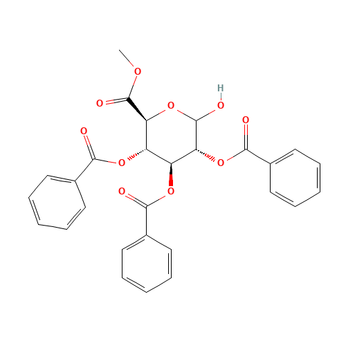 2,3,4-Tri-O-benzoyl-5-hydroxy-D-glucuronic Acid Methyl Ester (CAS: 50767-71-0) - Related Chemical Product