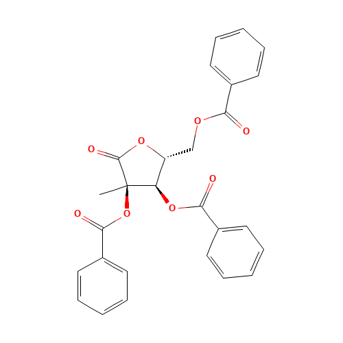 2,3,5-Tri-O-benzoyl-2-C-methyl-D-ribonic-1,4-lactone (CAS: 7392-74-7) - Related Chemical Product