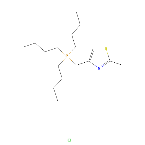Tri-N-butyl[(2-methyl-1,3-thiazol-4-yl)methyl]phosphonium Chloride (CAS: 211919-65-2) - Related Chemical Product