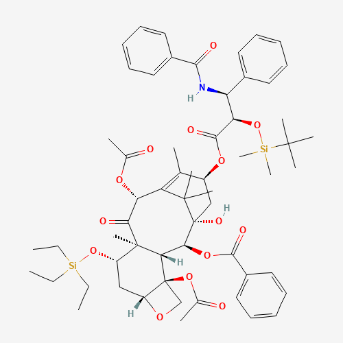 7-O-(Triethylsilyl)-2'-O-tert-butyl(dimethyl)silyl Paclitaxel (CAS: 156413-61-5) - Related Chemical Product