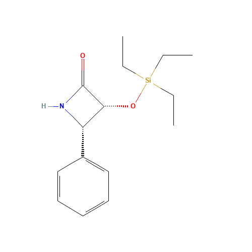 (3R,4S)-3-[(Triethylsilyl)oxy]-4-phenyl-2-azetidinone (CAS: 149140-54-5) - Related Chemical Product