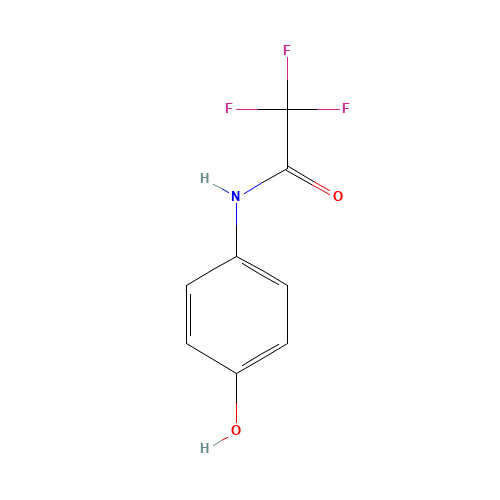 4-N-Trifluoroacetamidophenol (CAS: 2709-93-5) - Chemical Structure and Molecular Formula 