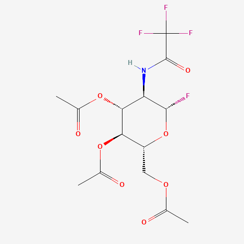 2-Trifluroacetamido-3,4,6-tri-O-acetyl-2-deoxy-b-D-glucopyranosyl Fluoride (CAS: 137686-91-0) - Related Chemical Product