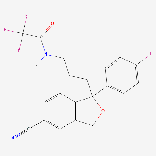 rac-N-Trifluoroacetodesmethyl Citalopram (CAS: 1076199-46-6) - Related Chemical Product