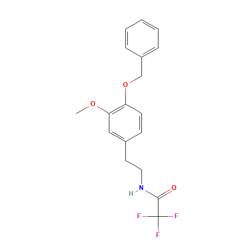 N-Trifluoroacetyl-4-benzyloxy-3-methoxyphenethylamine (CAS: 1076199-49-9) - Related Chemical Product