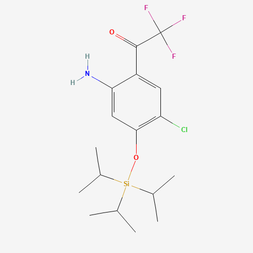 2-Trifluoroacetyl-4-chloro-5-triisopropylsilyloxyaniline (CAS: 342621-21-0) - Related Chemical Product