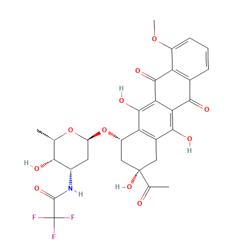 N-(Trifluoroacetyl)daunorubicin (CAS: 26388-52-3) - Related Chemical Product