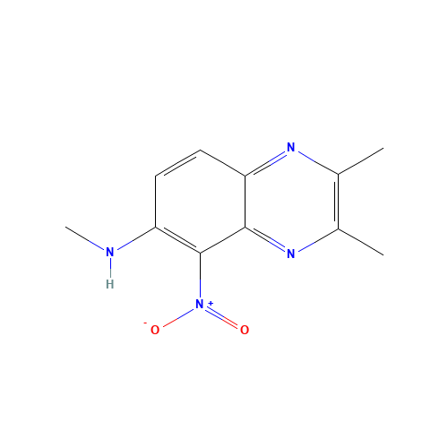 N,2,3-Trimethyl-5-nitro-6-quinoxalinamine (CAS: 107095-00-1) - Related Chemical Product
