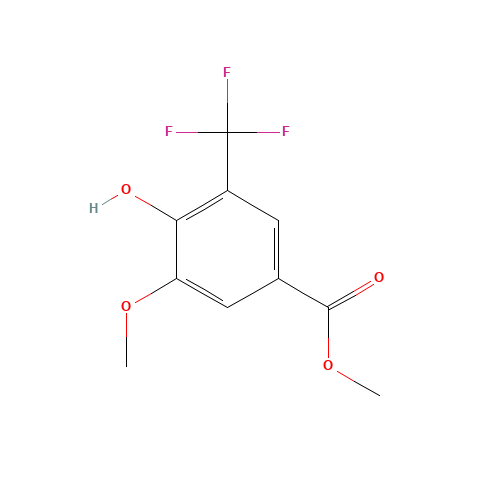 3-Trifluoromethyl-4-hydroxy-5-methoxy Methyl Benzoate (CAS: 883241-39-2) - Related Chemical Product