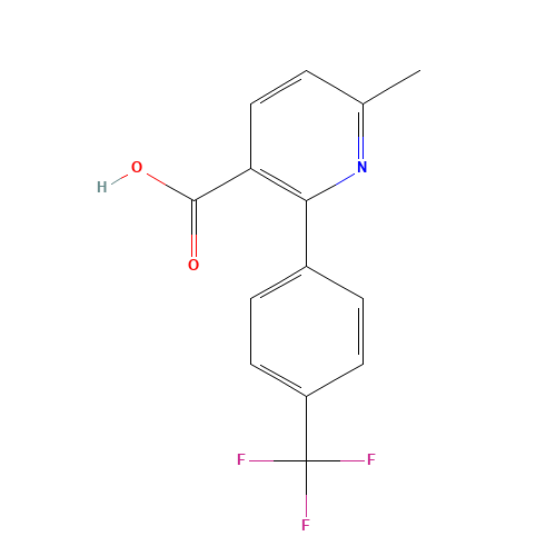 2-[(4-Trifluoromethyl)phenyl]-6-methyl Nicotinic Acid (CAS: 883241-16-5) - Related Chemical Product