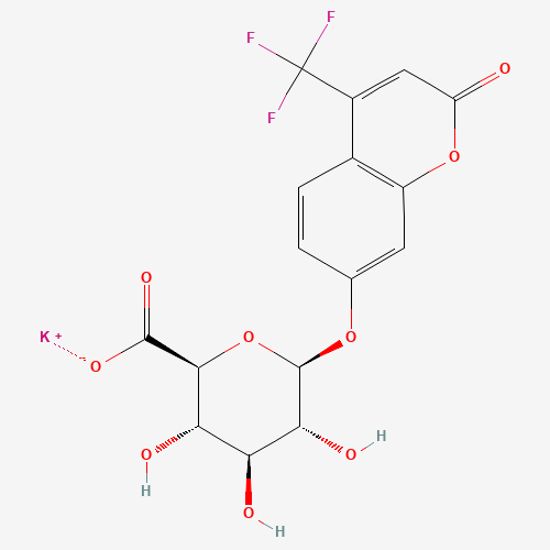4-Trifluoromethylumbelliferyl b-D-Glucuronide Potassium Salt (CAS: 143547-78-8) - Related Chemical Product