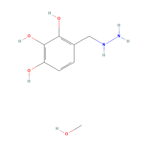 2,3,4-Trihydroxybenzylhydrazine Methylate (CAS: 1246817-07-1) - Chemical Structure and Molecular Formula 