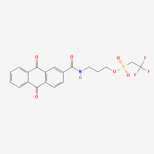 N-(3-Trifluoroethanesulfonyloxypropyl)anthraquinone-2-carboxamide (CAS: 661461-84-3) - Related Chemical Product