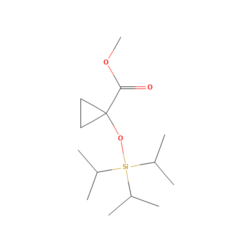 1-(Triisopropylsilyloxy)cyclopropylcarboxylic Acid Methyl Ester (CAS: 205756-59-8) - Related Chemical Product