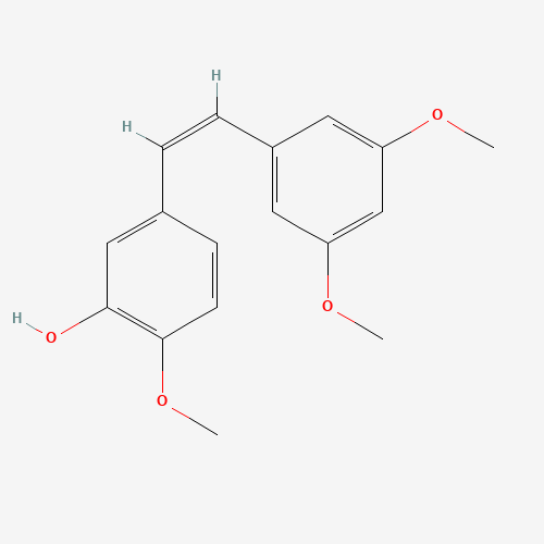 cis-3,4',5-Trimethoxy-3'-hydroxystilbene (CAS: 586410-08-4) - Related Chemical Product