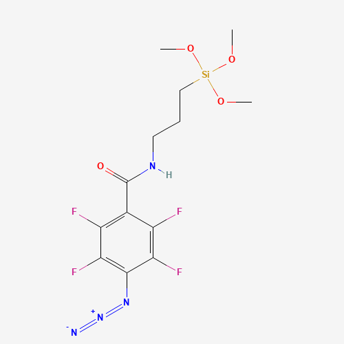N-(3-Trimethoxysilylpropyl)-4-azido-2,3,5,6-tetrafluorobenzamide 90% (CAS: 298225-03-3) - Related Chemical Product