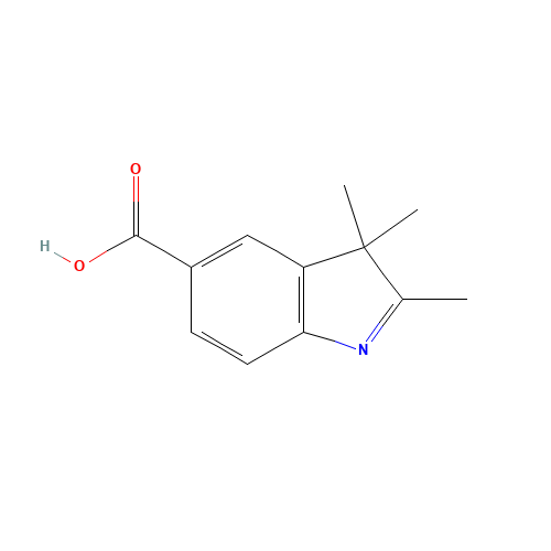 2,3,3-Trimethyl-5-carboxyindolenine (CAS: 84100-84-5) - Related Chemical Product