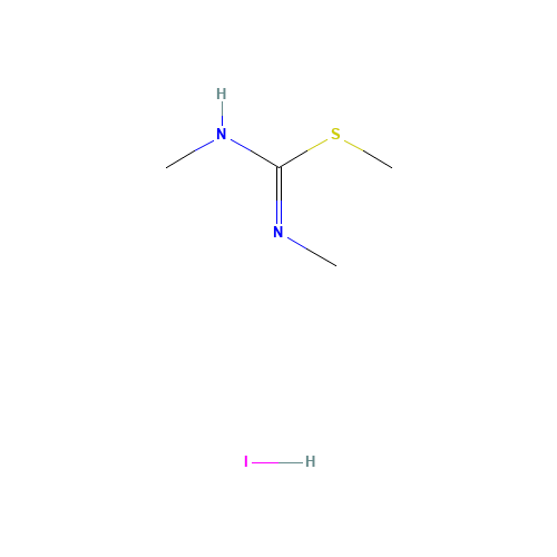S,N,N'-Trimethylisothiouronium Iodide (CAS: 6966-83-2) - Chemical Structure and Molecular Formula 