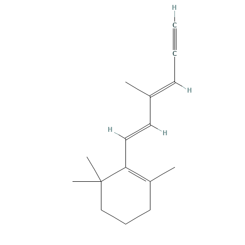 1,3,3-Trimethyl-2-[(1E,3E)-3-methyl-1,3-hexadien-5-ynyl]-cyclohexane (CAS: 25576-25-4) - Related Chemical Product