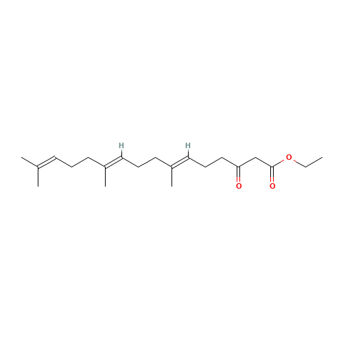 (6E,10E)-7,11,15-Trimethyl-3-oxohexadeca-6,10,14-trienoic Acid, Ethyl Ester, (CAS: 141538-75-2) - Related Chemical Product