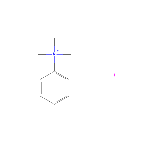 Trimethylphenylammonium Iodide (CAS: 98-04-4) - Chemical Structure and Molecular Formula 