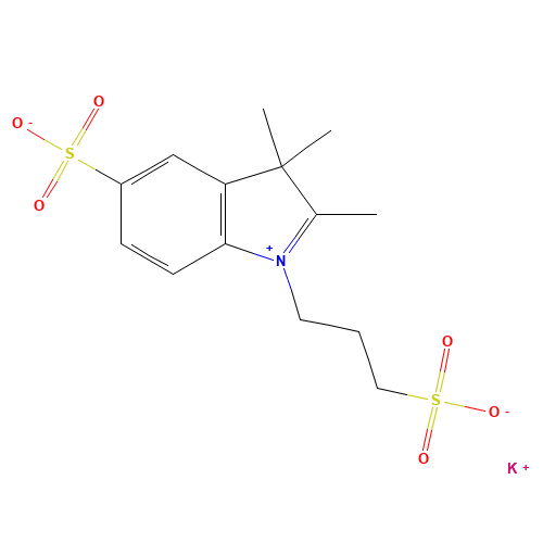 2,3,3-Trimethyl-1-(3-sulfonatopropyl)-indolinium-5-sulfonic Acid, Potassium Salt (CAS: 427882-78-8) - Related Chemical Product