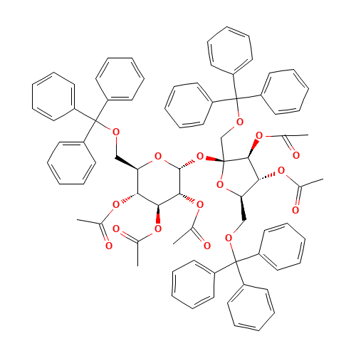 1,6,6'-Tri-O-tritylsucrose Pentaacetate (CAS: 35867-26-6) - Related Chemical Product