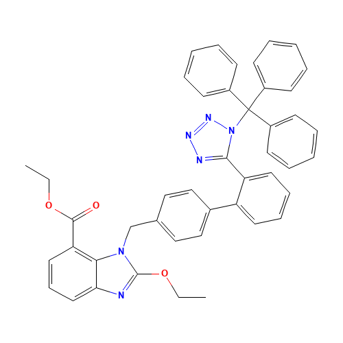 N-Trityl Candesartan Ethyl Ester (CAS: 856414-35-2) - Related Chemical Product